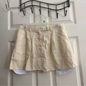 Forever 21 Cream Skorts